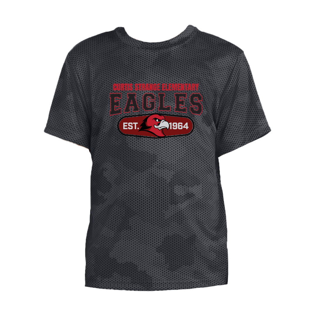 Curtis Strange Eagles YOUTH CamoHex Tee