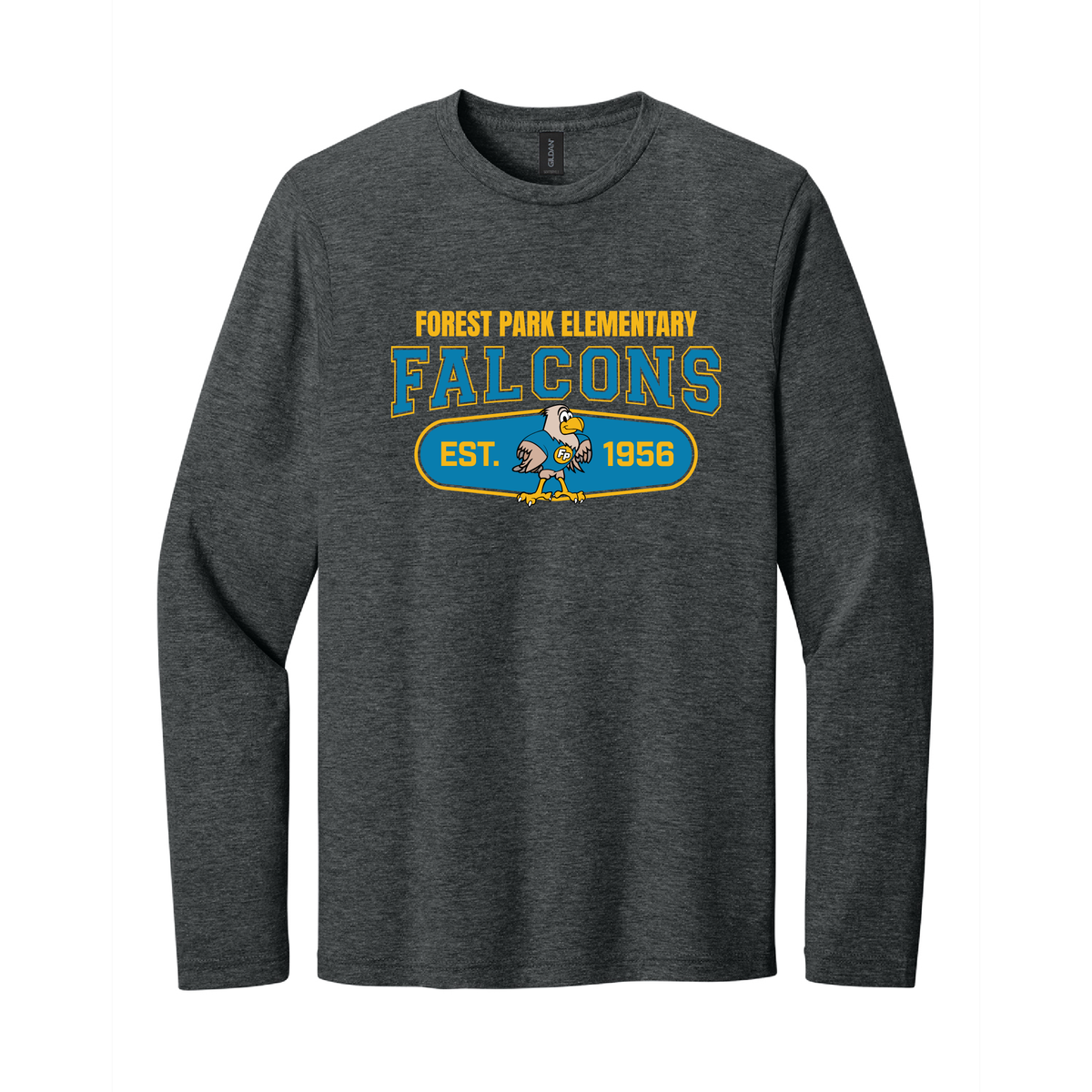 Forest Park Falcons Original Adult Softstyle Long Sleeve Tee
