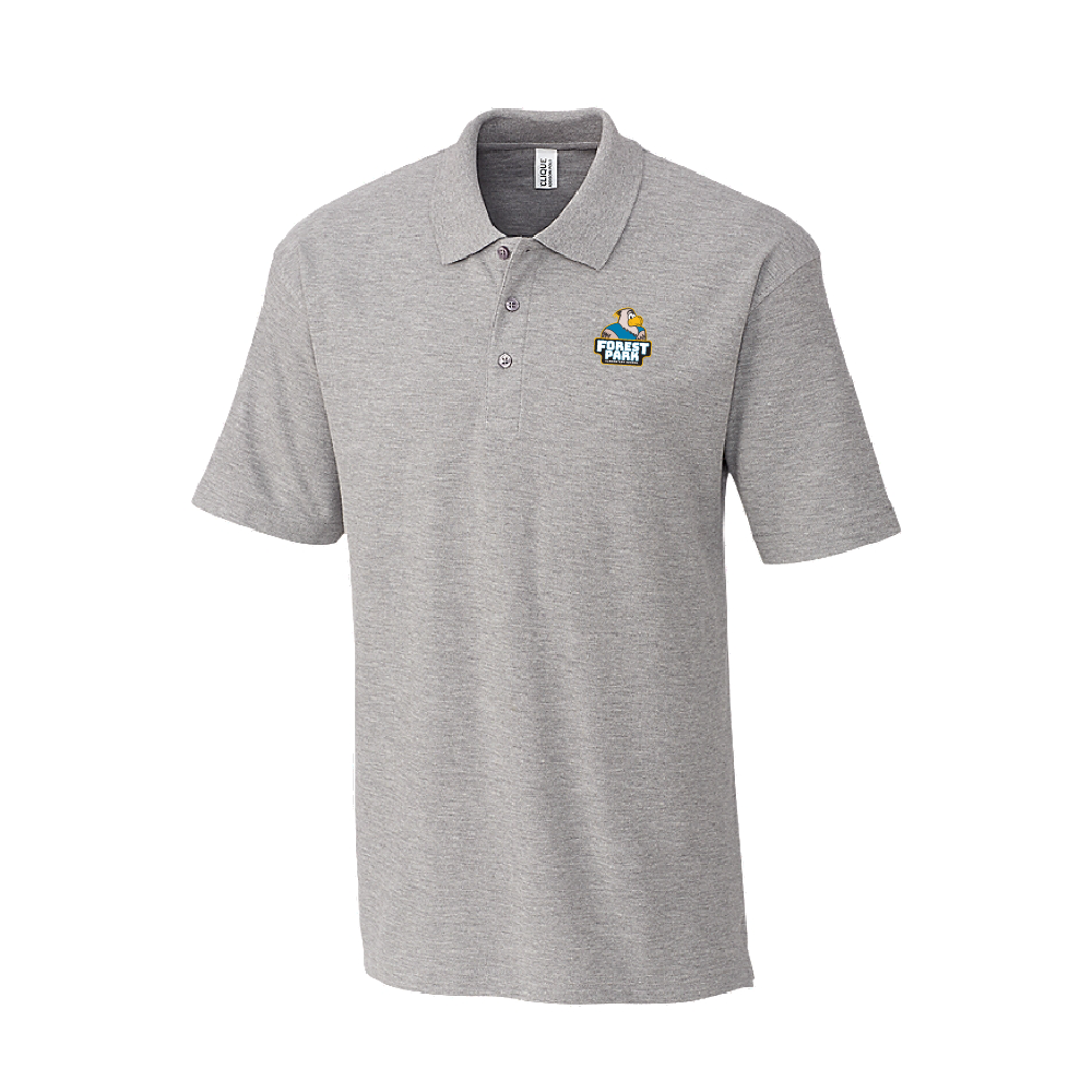 Forest Park Adult All Cotton Pique Short Sleeve Polo