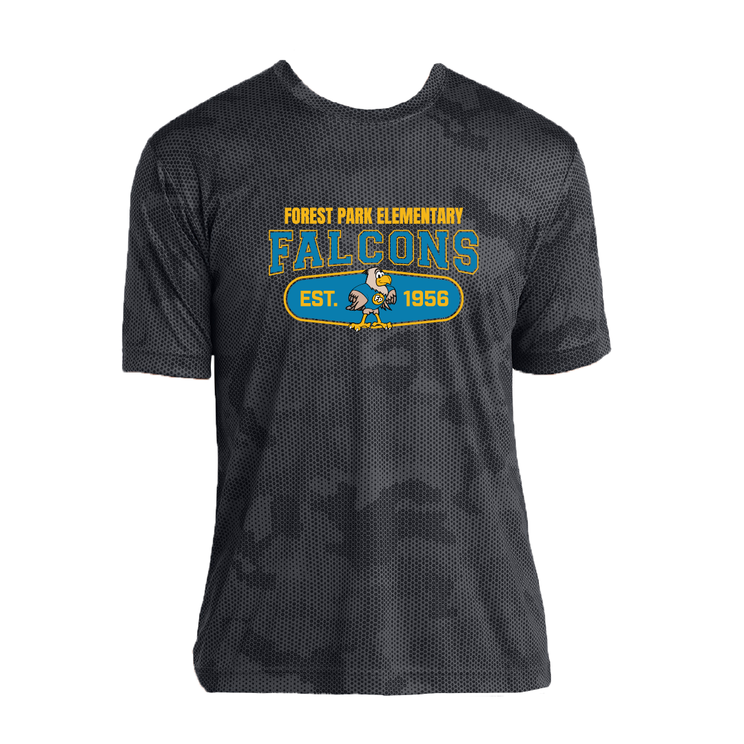 Forest Park Falcons Original Adult CamoHex Tee
