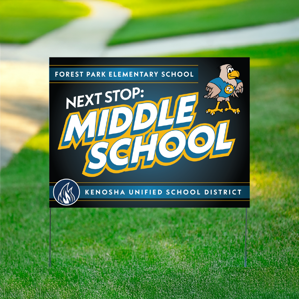Forest Park 5th Grader Yard Sign