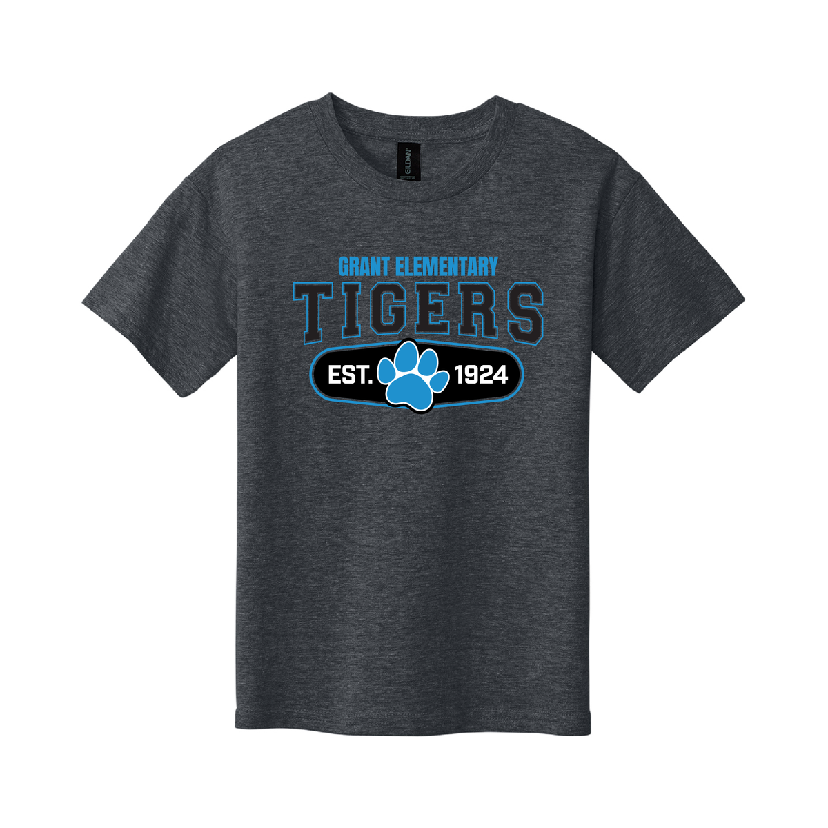 Grant Tigers Original YOUTH Softstyle Tee