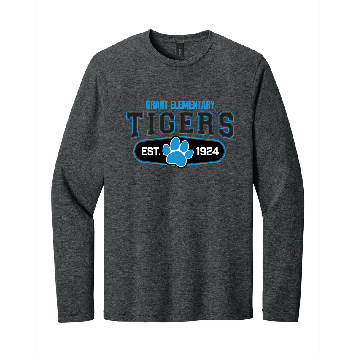 Grant Tigers Original Adult Softstyle Long Sleeve Tee