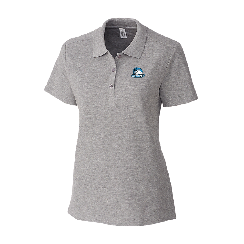 Grant Ladies All Cotton Pique Short Sleeve Polo