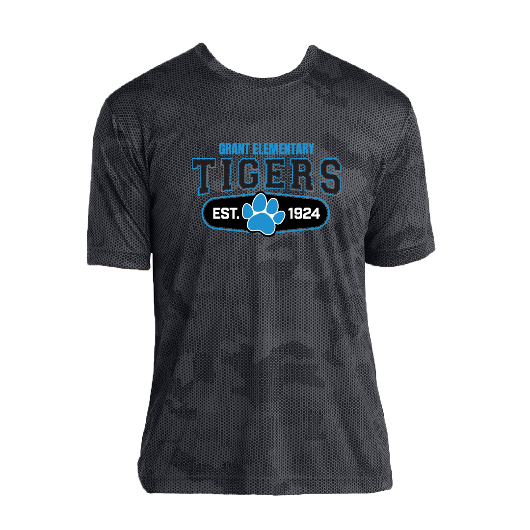 Grant Tigers Original Adult CamoHex Tee