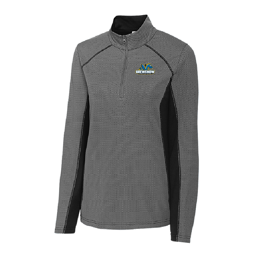 Grewenow Ladies Half Zip Colorblock Tech Pullover