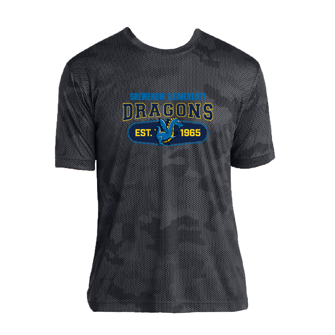 Grewenow Dragons Original Adult CamoHex Tee