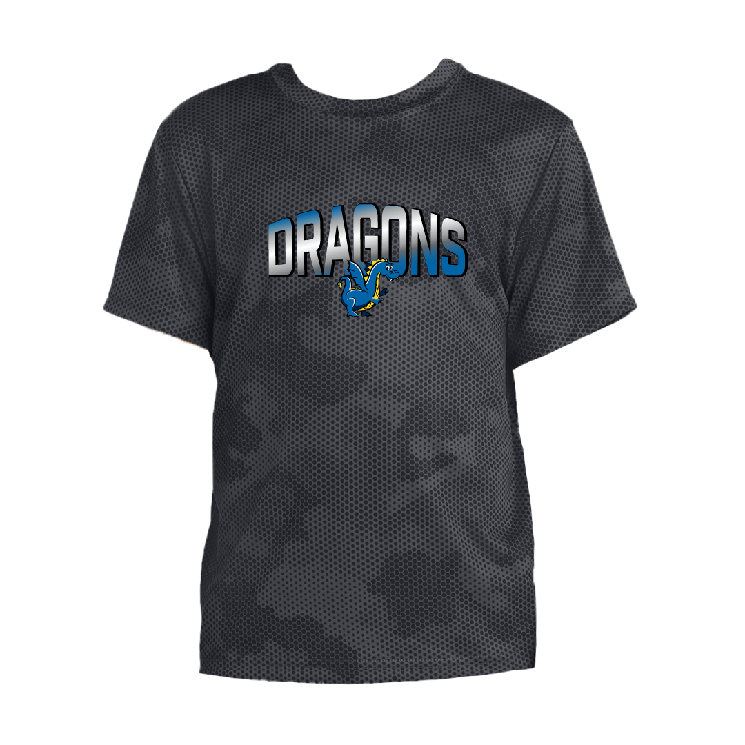 Grewenow Dragons YOUTH CamoHex Tee