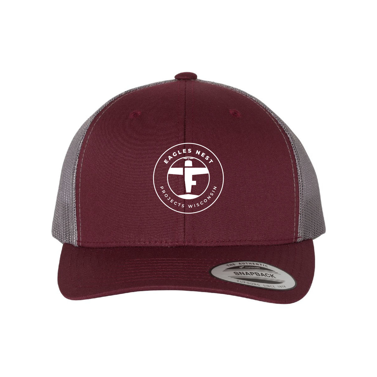 Eagles Nest Projects Wisconsin Adult Retro Trucker Cap (2 Colors)