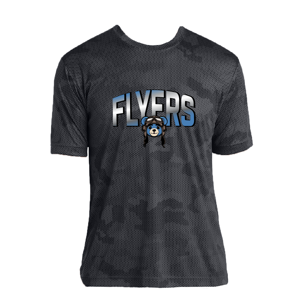 Ruth Harman Flyers Adult CamoHex Tee