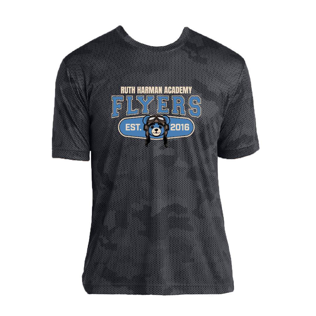 Ruth Harman Flyers Original YOUTH CamoHex Tee