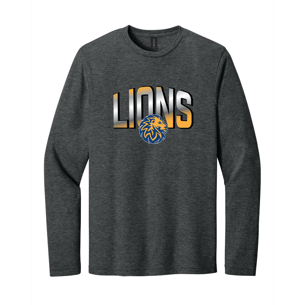 Harvey Lions Adult Softstyle Long Sleeve Tee