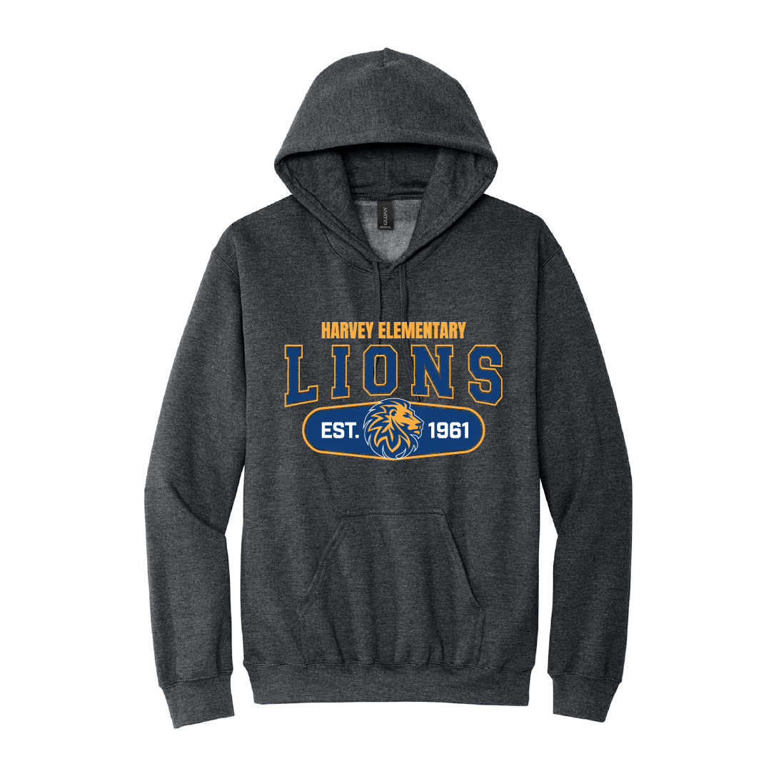 Harvey Lions Original Adult Softstyle Hoodie