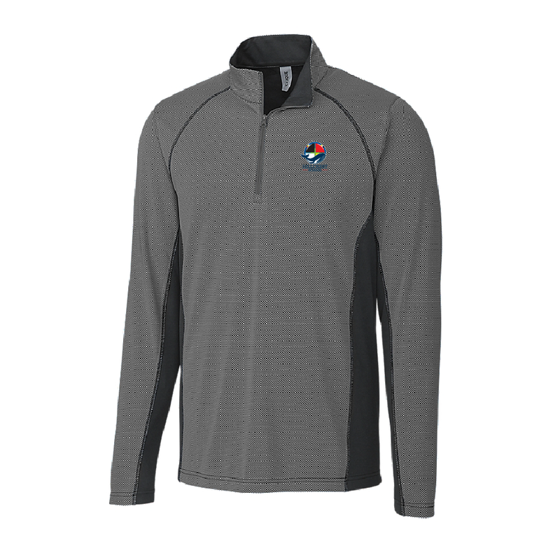 Hillcrest Adult Half Zip Colorblock Tech Pullover (2 Colors)