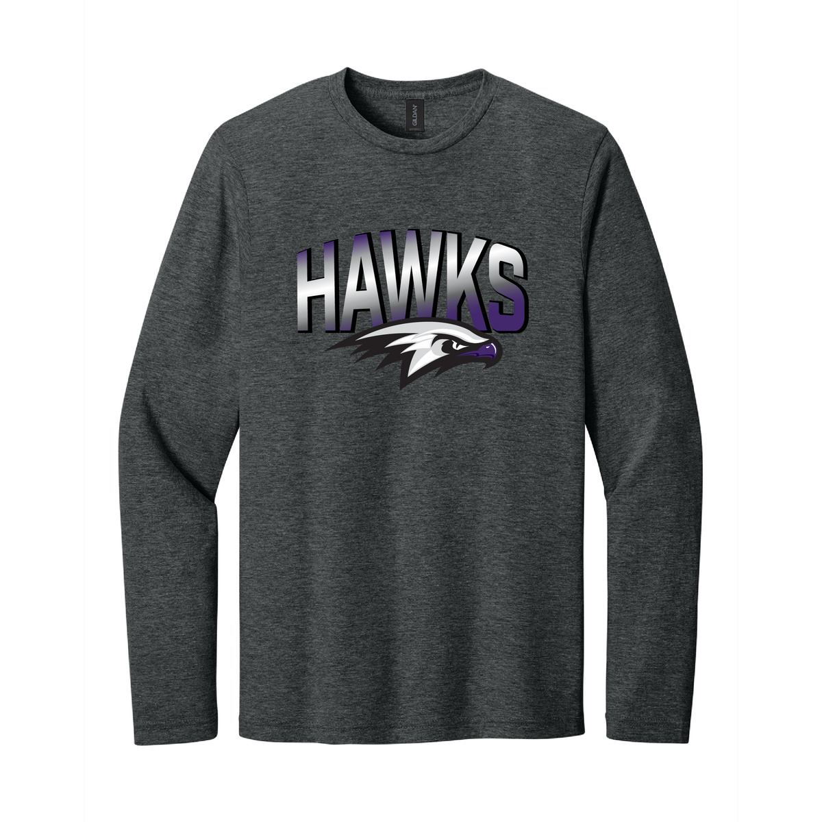 Indian Trail Hawks Adult Softstyle Long Sleeve Tee