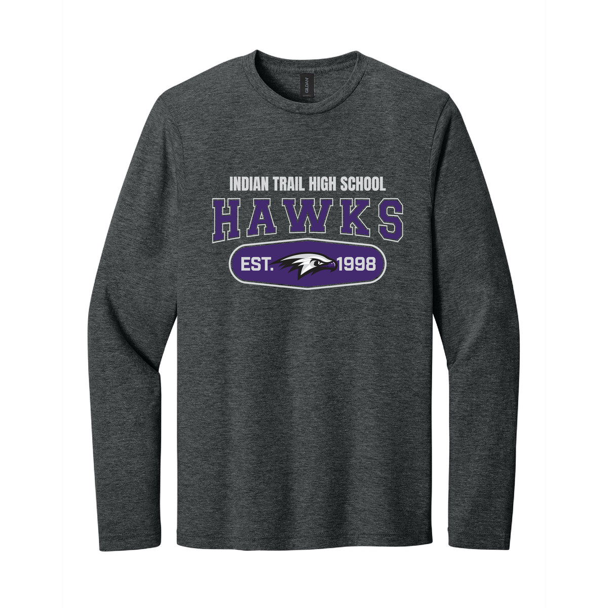 Indian Trail Hawks Original Adult Softstyle Long Sleeve Tee