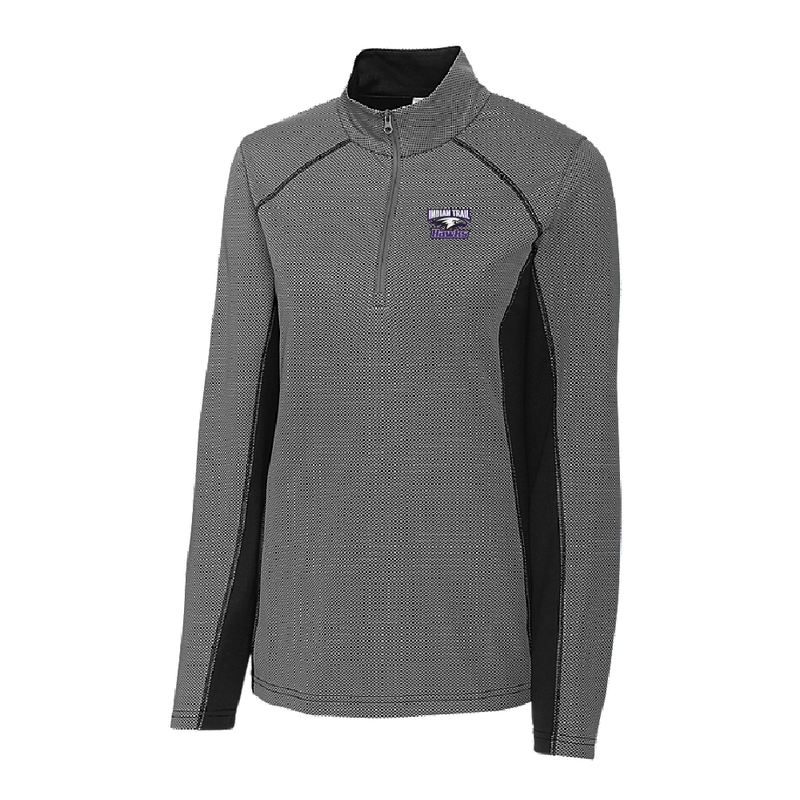 Indian Trail Ladies Half Zip Colorblock Tech Pullover