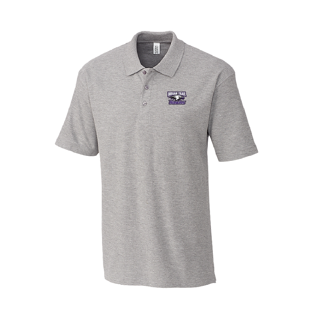 Indian Trail Adult All Cotton Pique Short Sleeve Polo