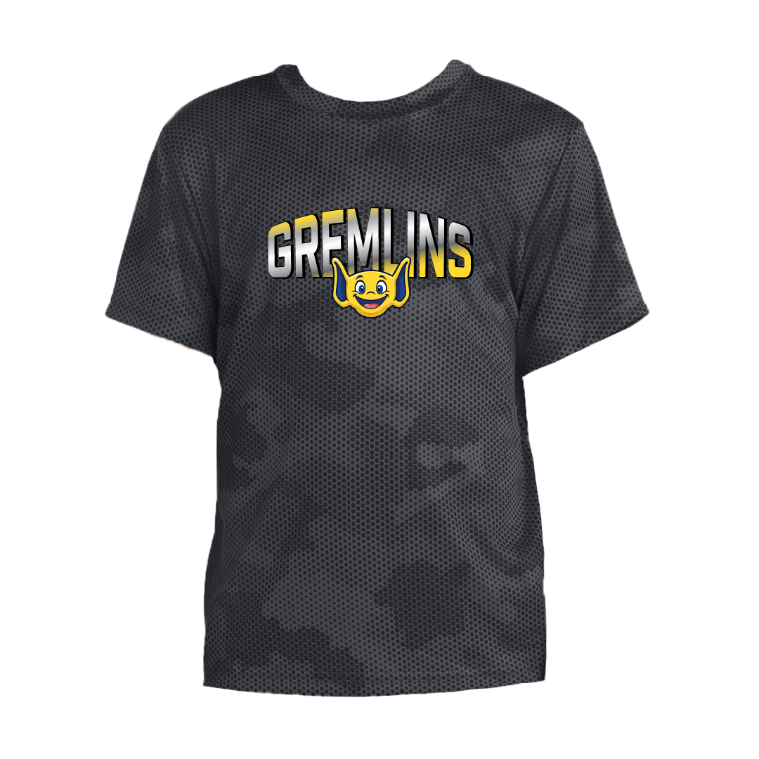 Jeffery Gremlins YOUTH CamoHex Tee