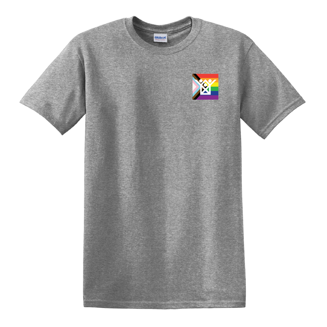 KHDS Adult Essential T-Shirt Pride Flag (3 colors)