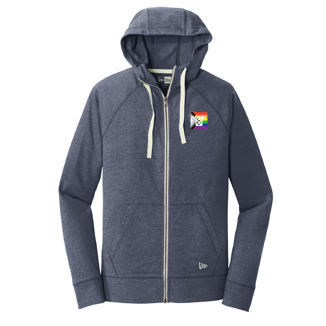 KHDS Adult Sueded Cotton Full Zip Pride Flag (3 colors)