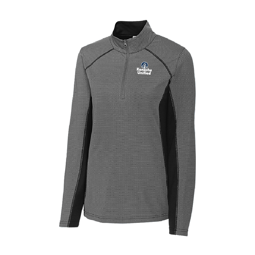 KUSD Ladies Half Zip Colorblock Tech Pullover