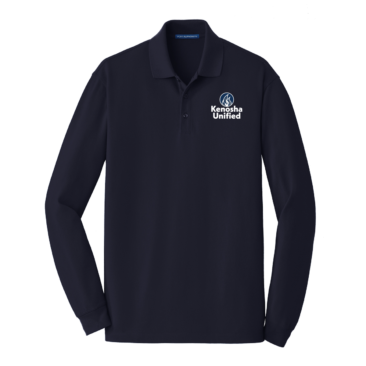 KUSD Adult EZCotton Long Sleeve Polo (3 Colors)