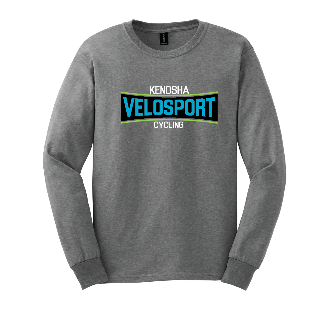 Kenosha Velosport Adult Ultra Cotton Long Sleeve T (3 colors)