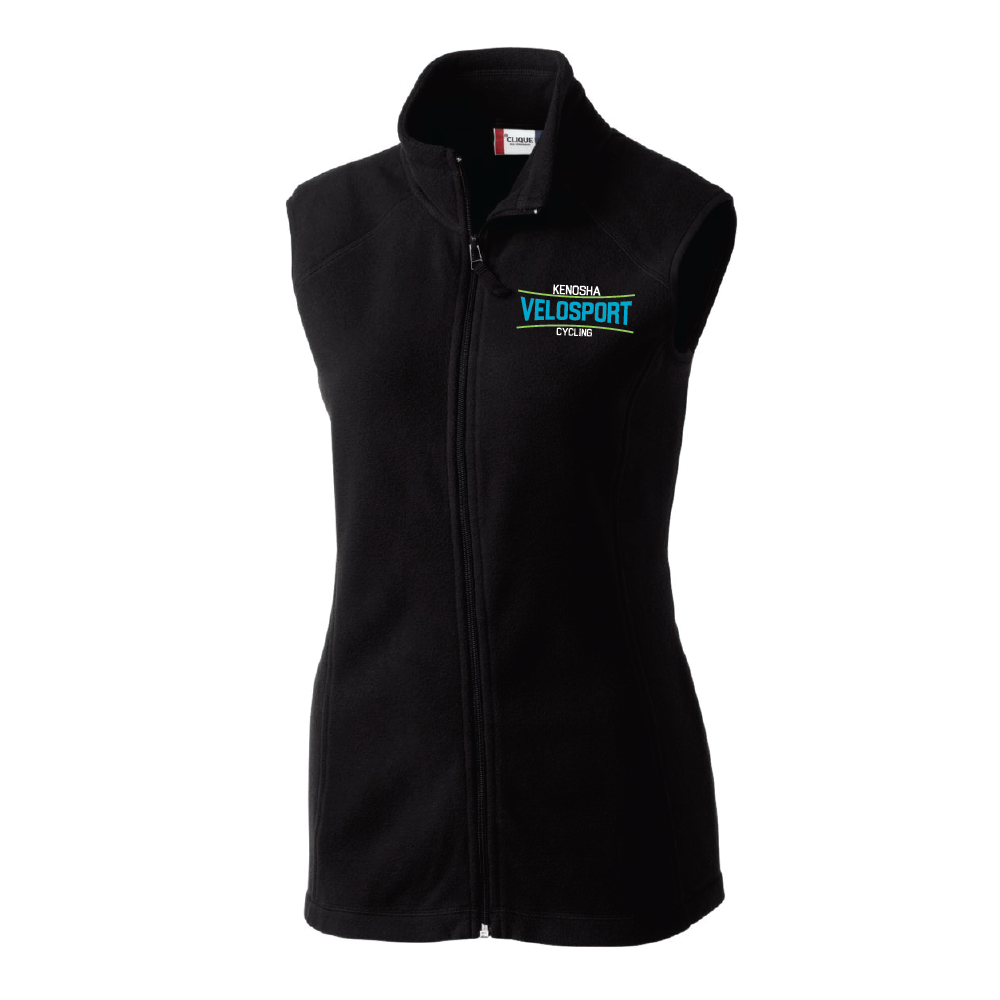 Kenosha Velosport Ladies Summit Full Zip Microfleece Vest (2 colors)