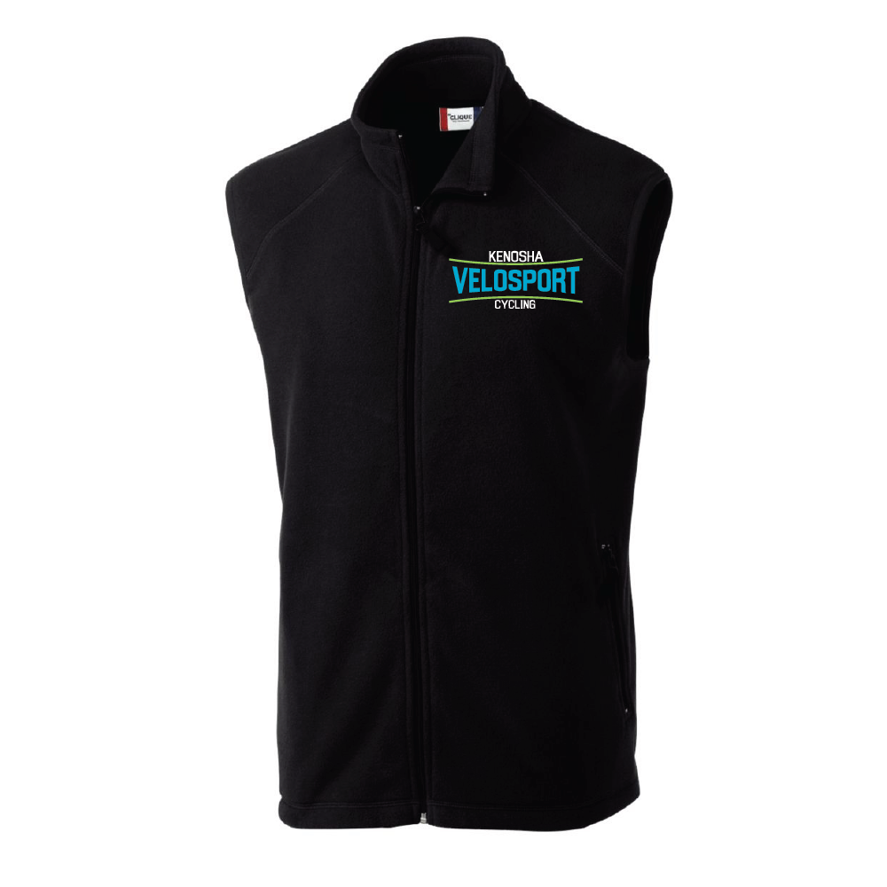 Kenosha Velosport Adult Summit Full Zip Microfleece Vest (2 colors)