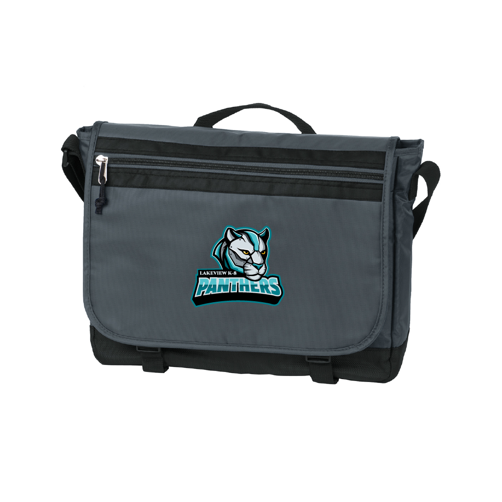 LakeView K-8 Nailhead Messenger Bag