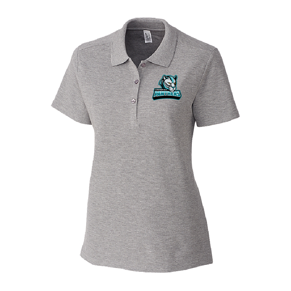 LakeView K-8 Ladies All Cotton Pique Short Sleeve Polo