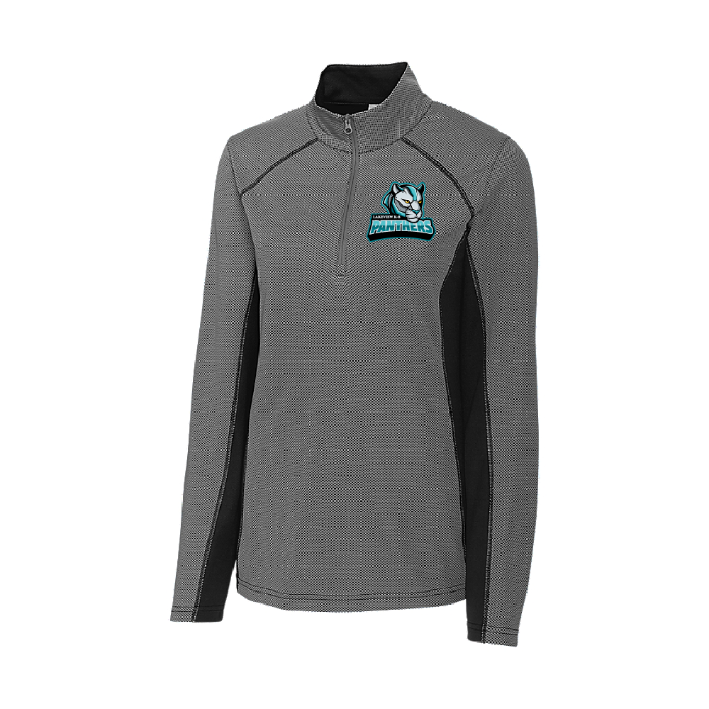 LakeView K-8 Ladies Half Zip Colorblock Tech Pullover