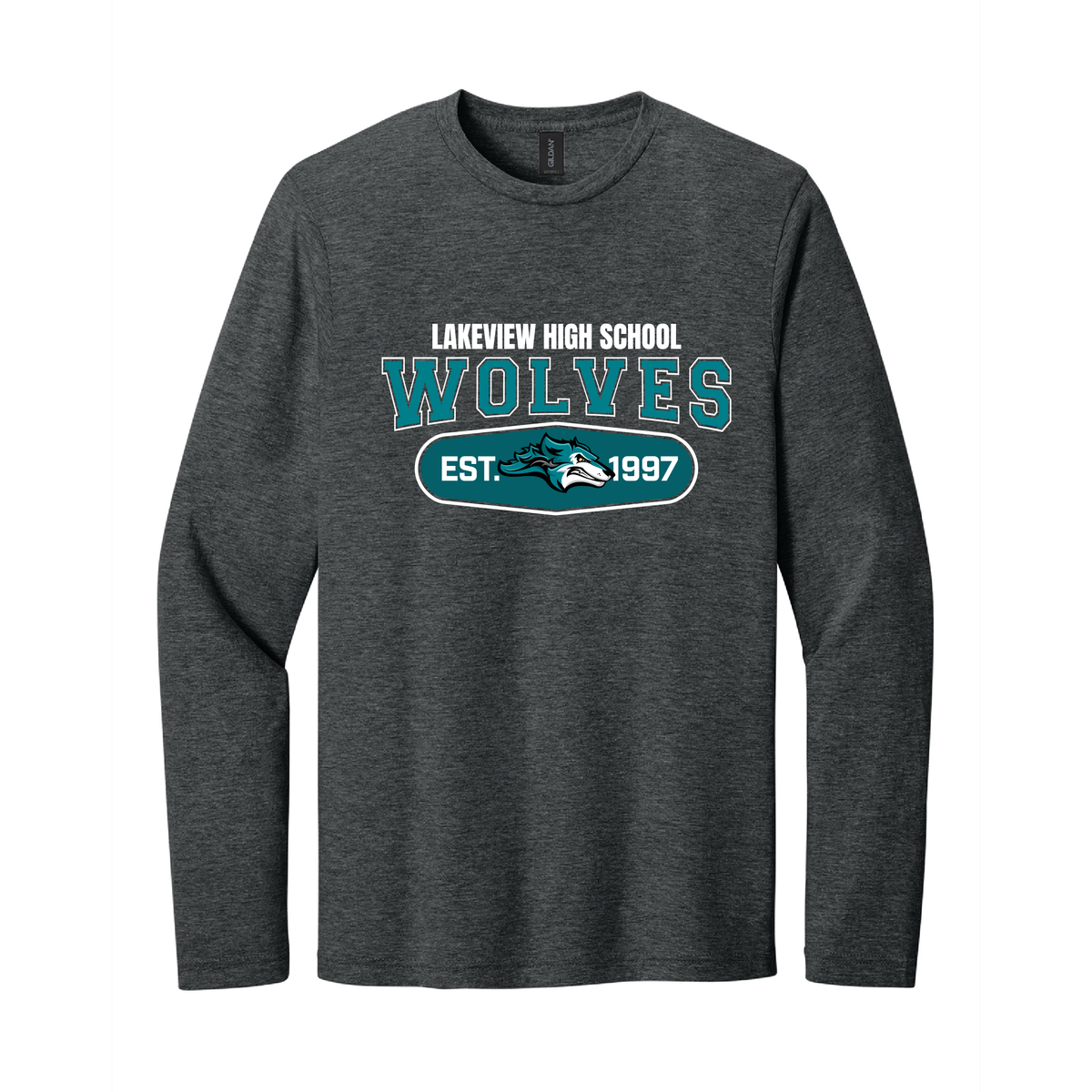 LakeView Wolves Original Adult Softstyle Long Sleeve Tee