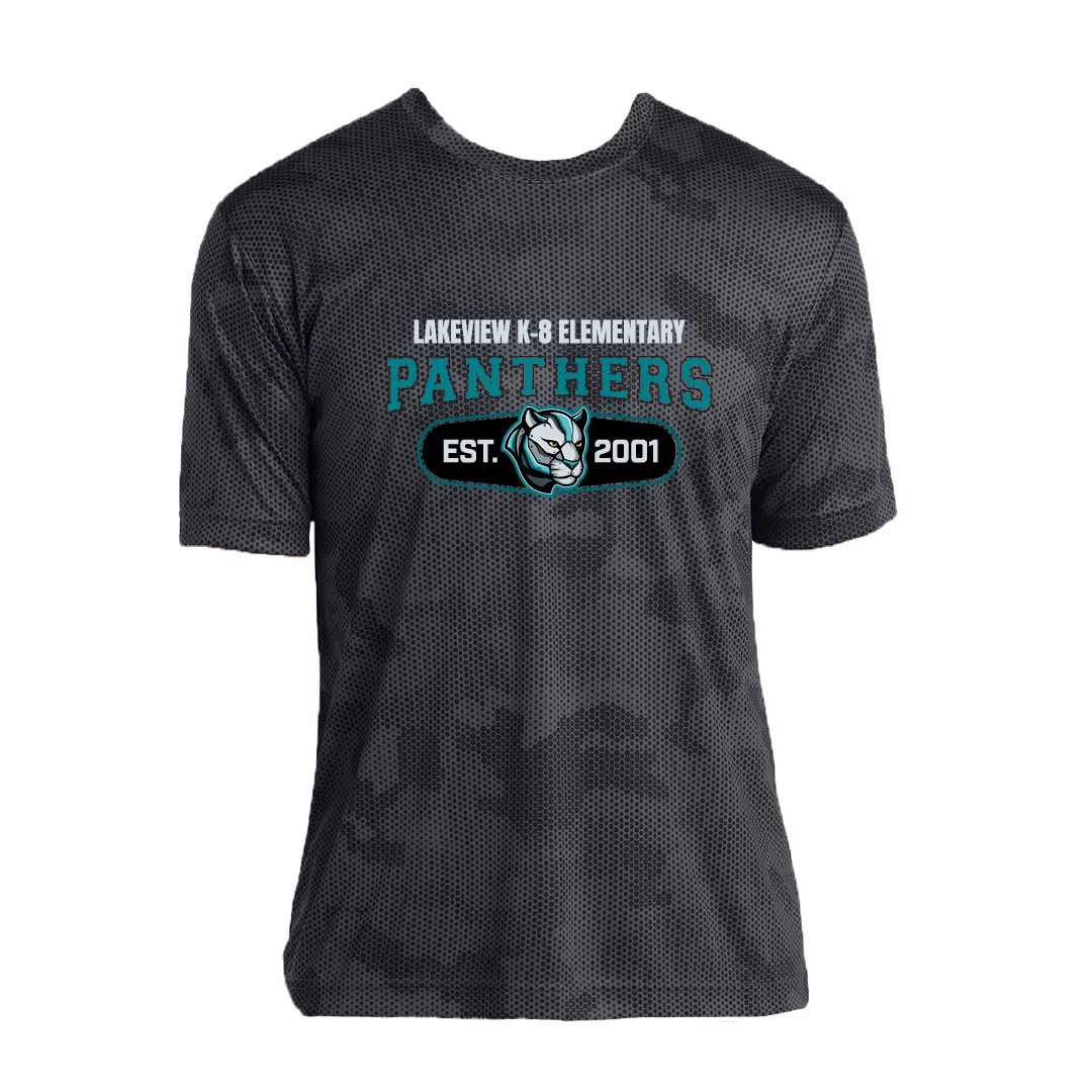 LakeView K-8 Panthers Original Adult CamoHex Tee