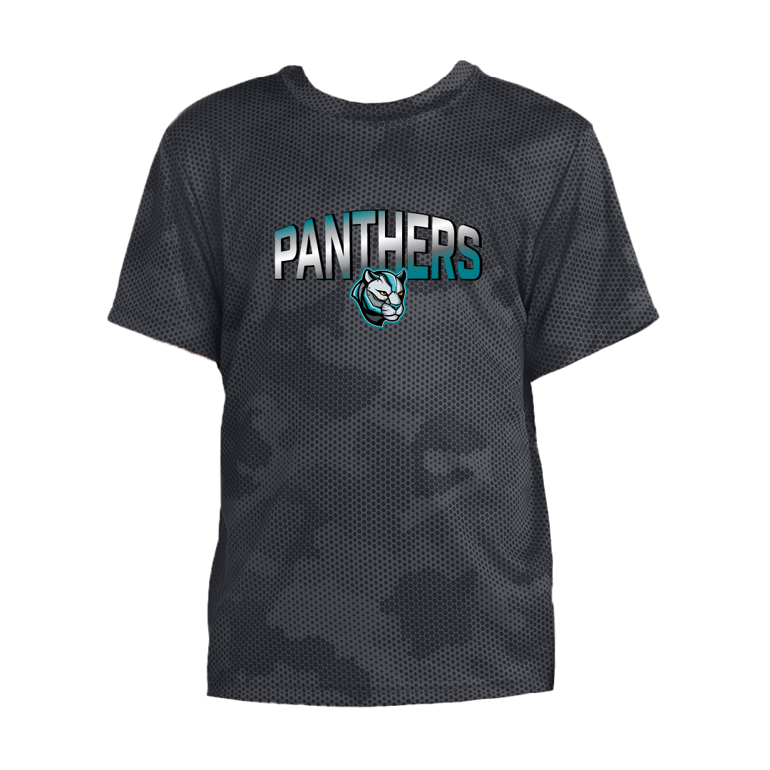 LakeView K-8 Panthers YOUTH CamoHex Tee