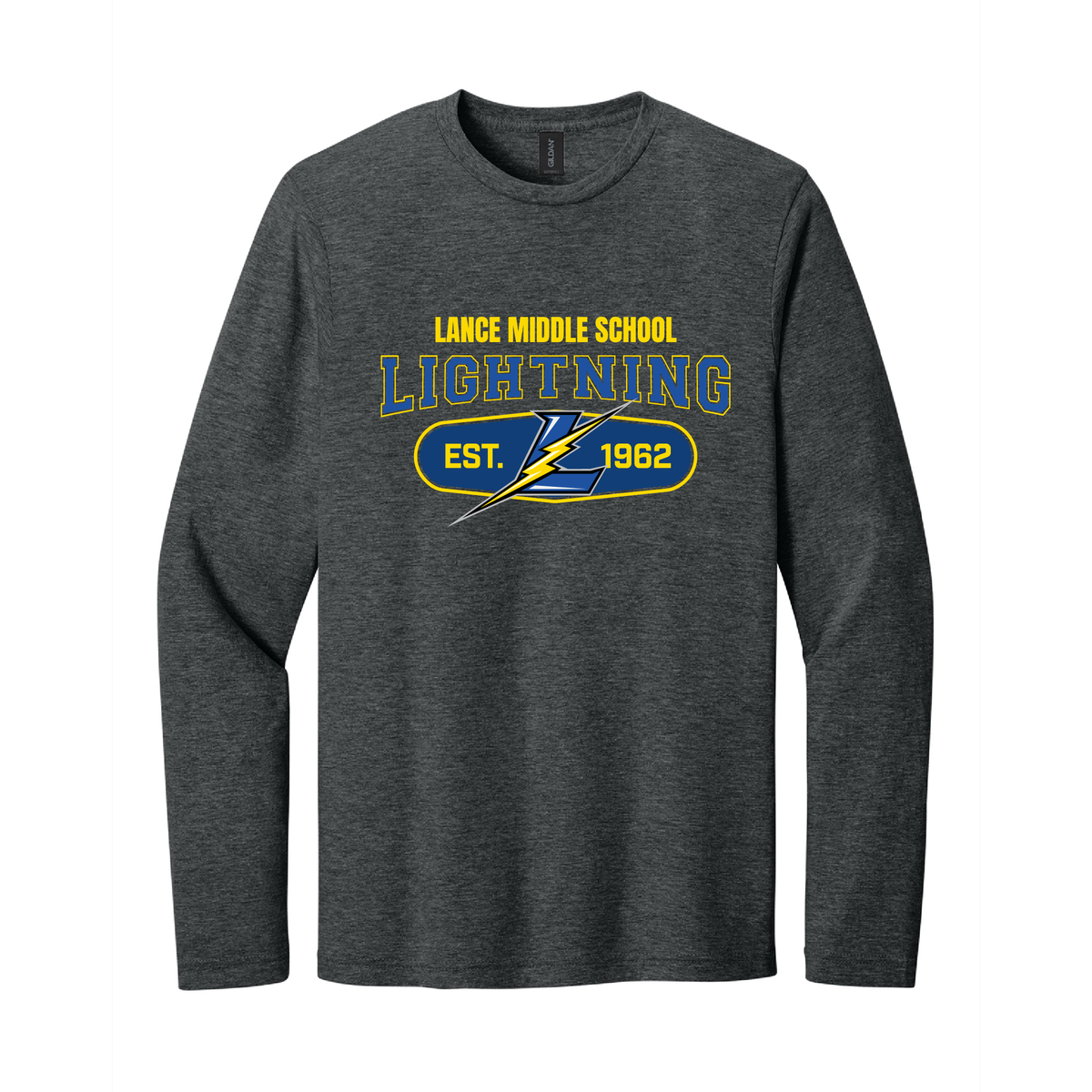 Lance Lightning Original Adult Softstyle Long Sleeve Tee