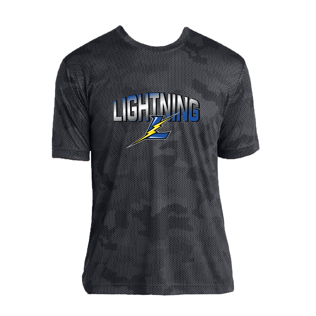 Lance Lightning Adult CamoHex Tee