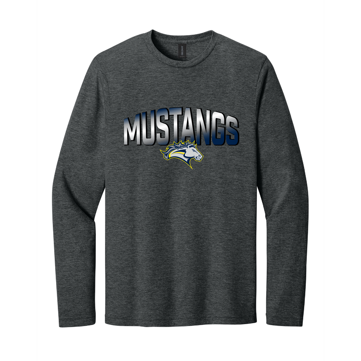 Mahone Mustangs Adult Softstyle Long Sleeve Tee