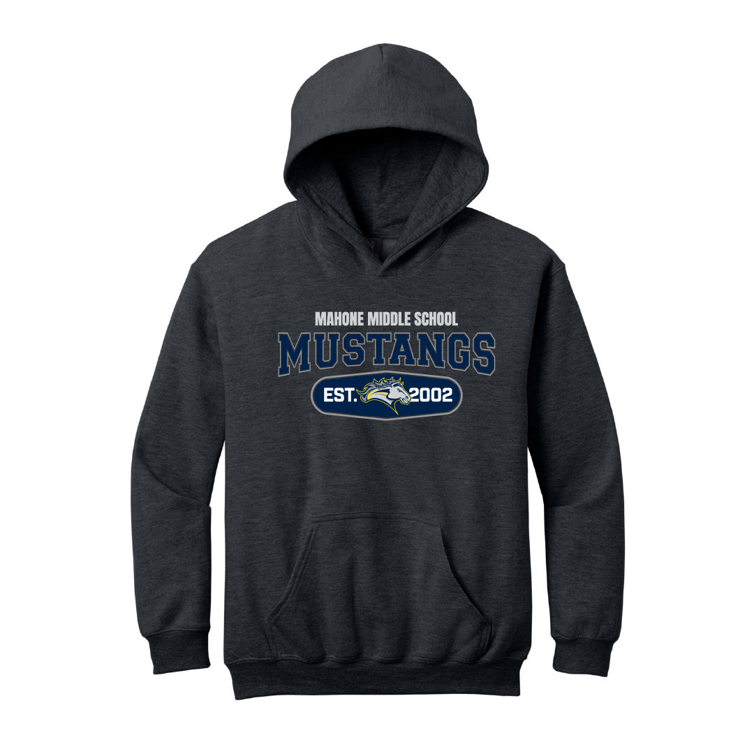 Mahone Mustangs Original YOUTH Softstyle Hoodie