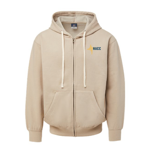 NACC Adult Vintage Fleece Full-Zip Hooded Sweatshirt (3 Colors)