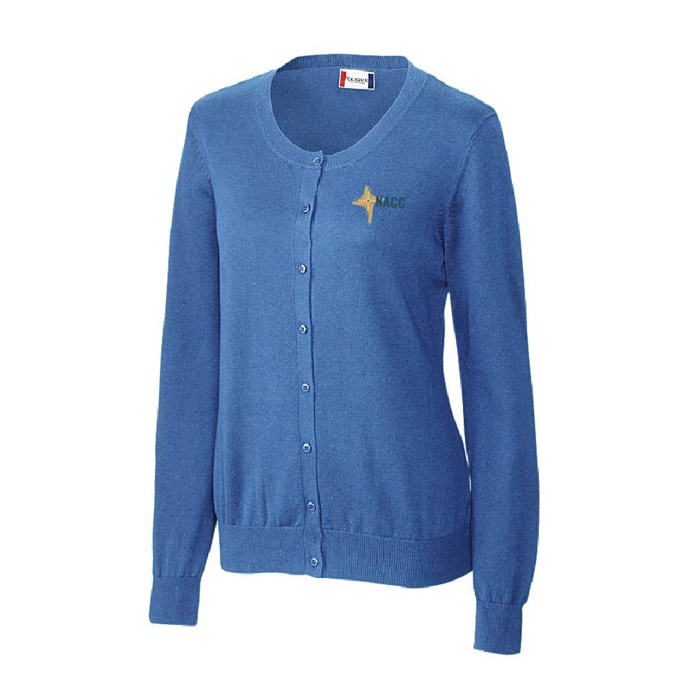 NACC Ladies Crew Neck Cardigan