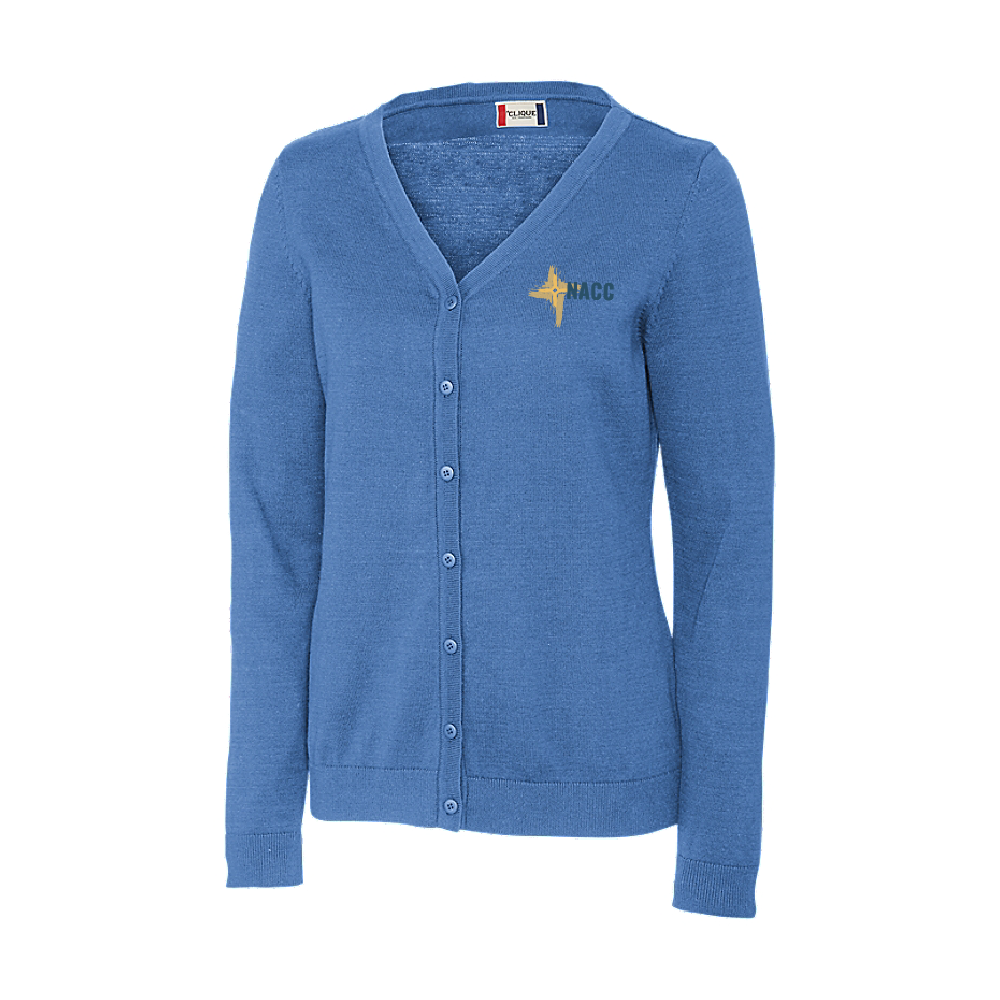 NACC Ladies V-neck Cardigan (3 Colors)