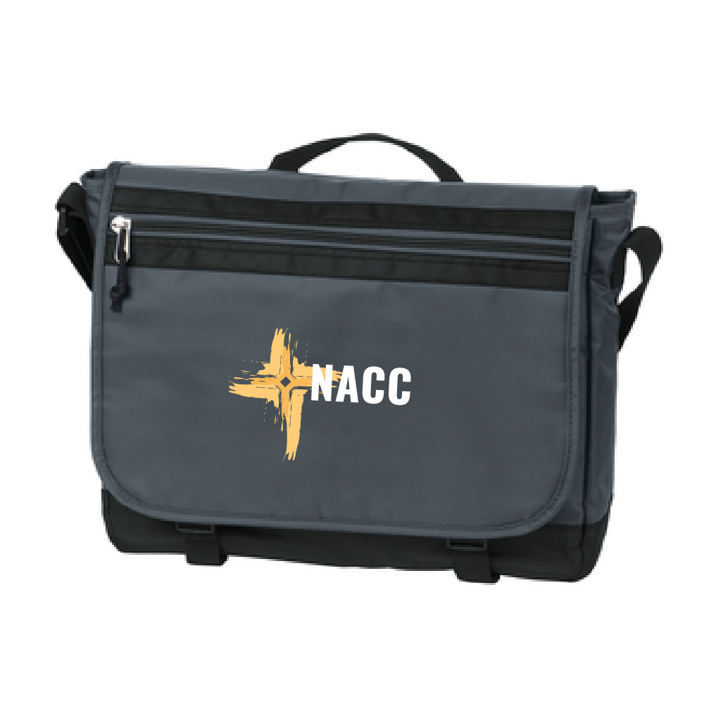 NACC Nailhead Messenger Bag