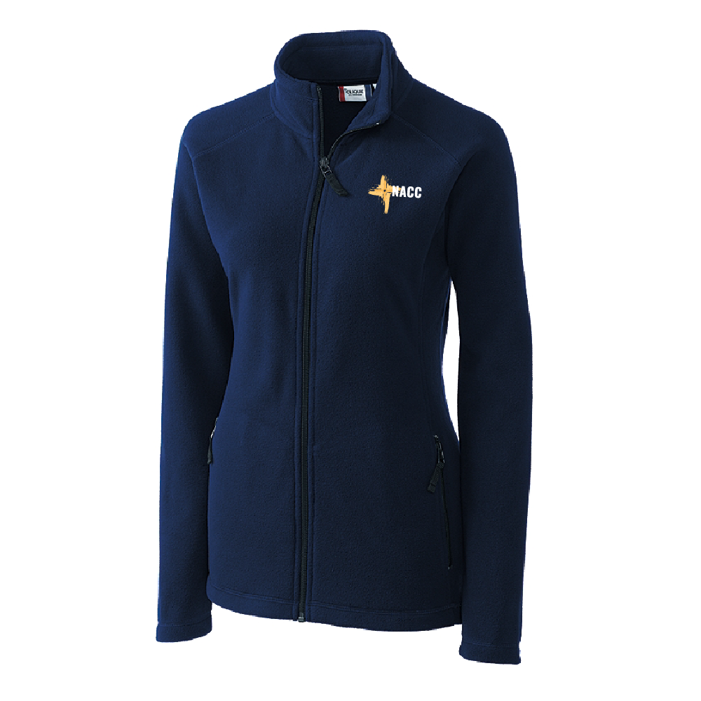 NACC Ladies Full Zip Microfleece Jacket (2 colors)