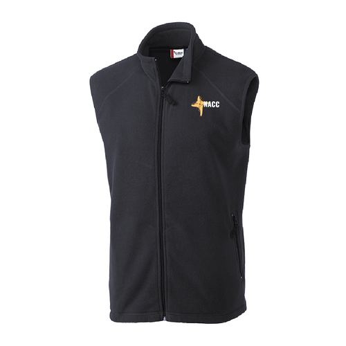 NACC Adult Full Zip Microfleece Vest (2 colors)