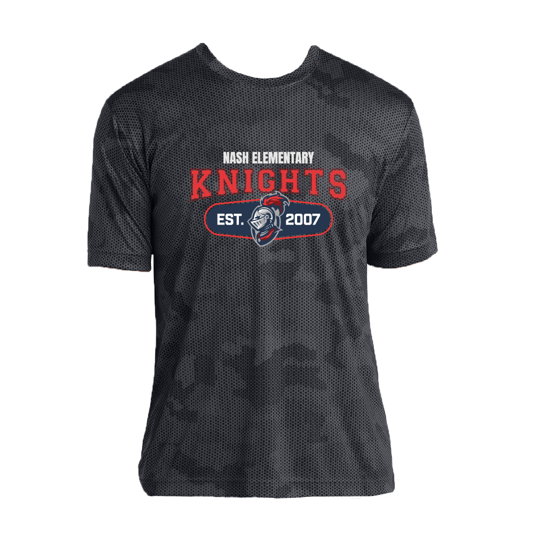Nash Knights Original YOUTH CamoHex Tee