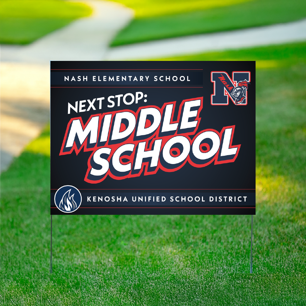 Nash 5th Grader Yard Sign