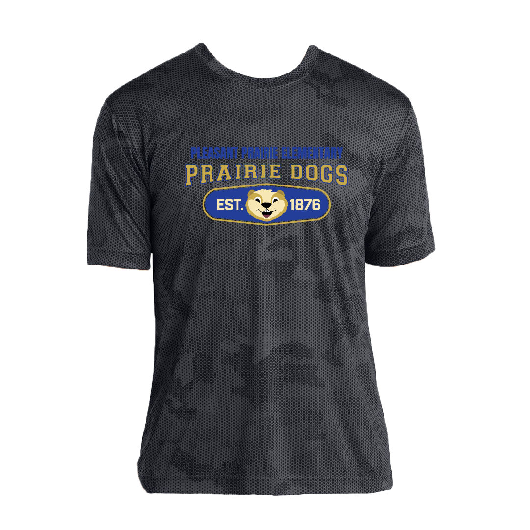 Pleasant Prairie Prairie Dogs Original YOUTH CamoHex Tee
