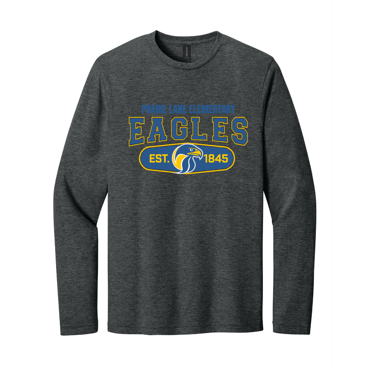 Prairie Lane Eagles Original Adult Softstyle Long Sleeve Tee